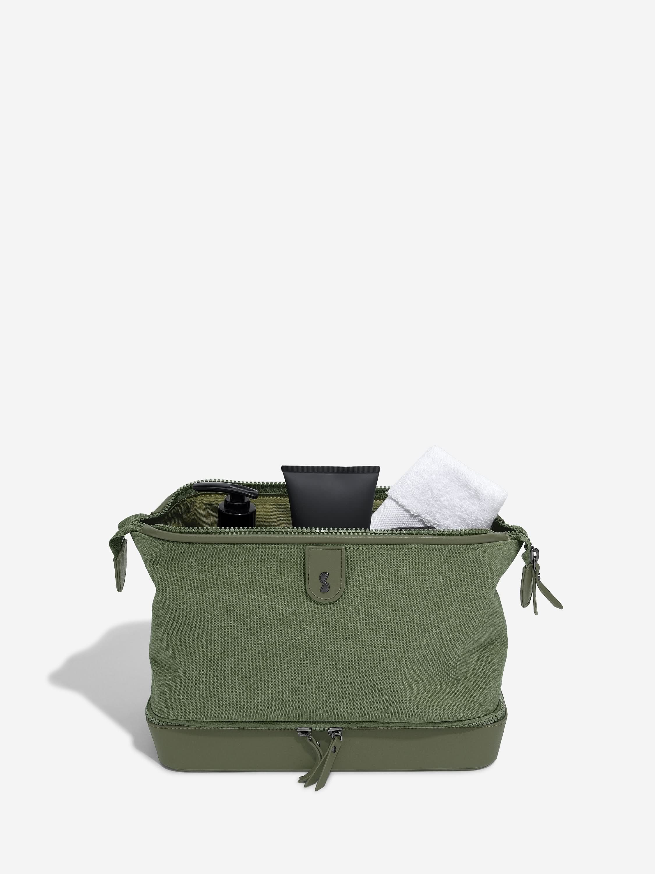 Stackers Toilettas Groen Canvas - Mystackers