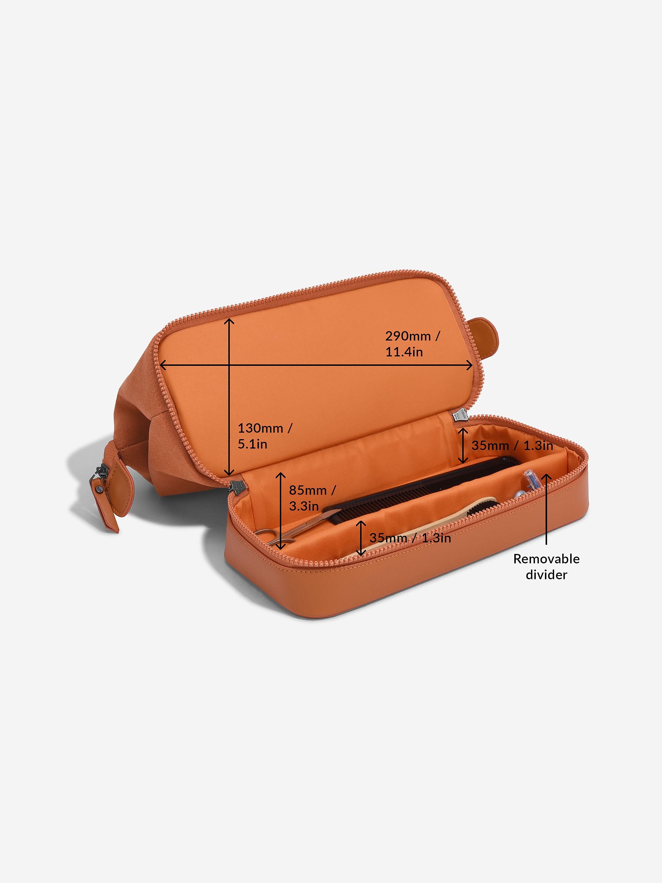 Stackers Toilettas Oranje Canvas - Mystackers