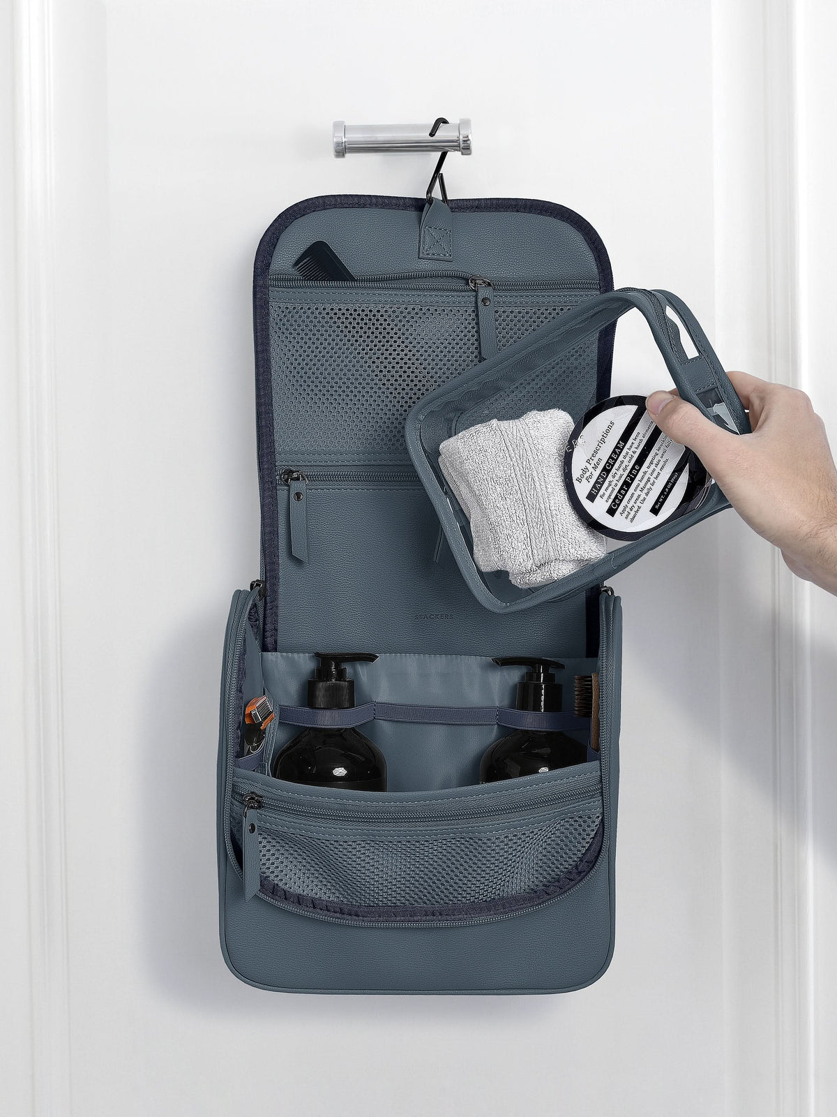 Stackers hangende Toilettas Blauw - Mystackers