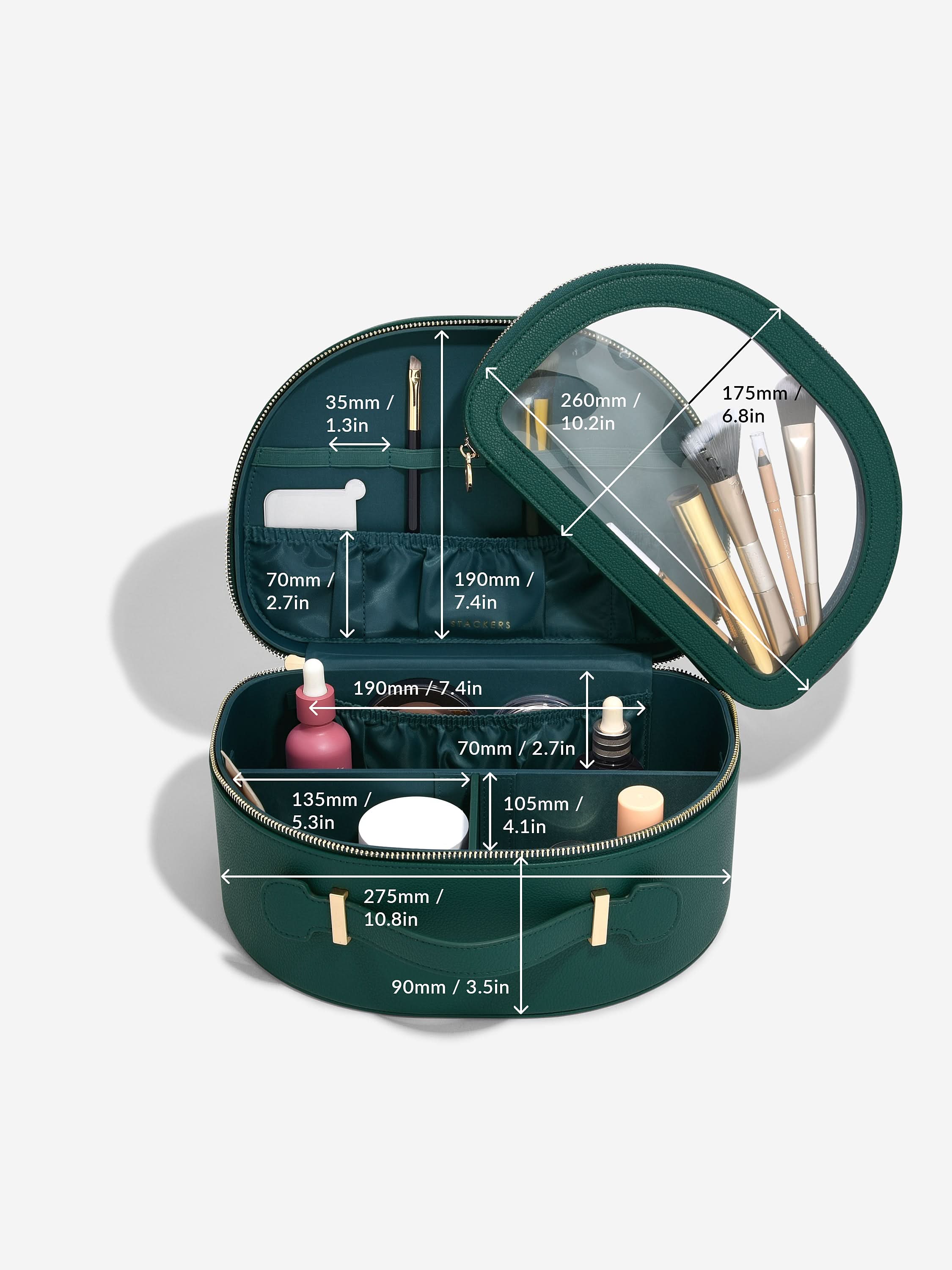 Stackers Beautycase Bosgroen - Mystackers