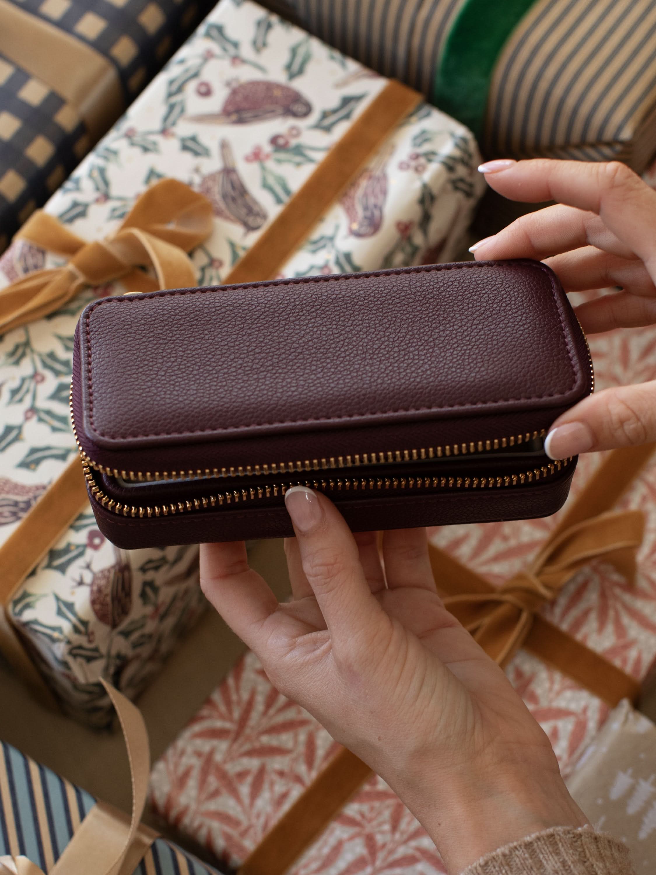 Stackers Medium Travel box Bordeaux - Mystackers