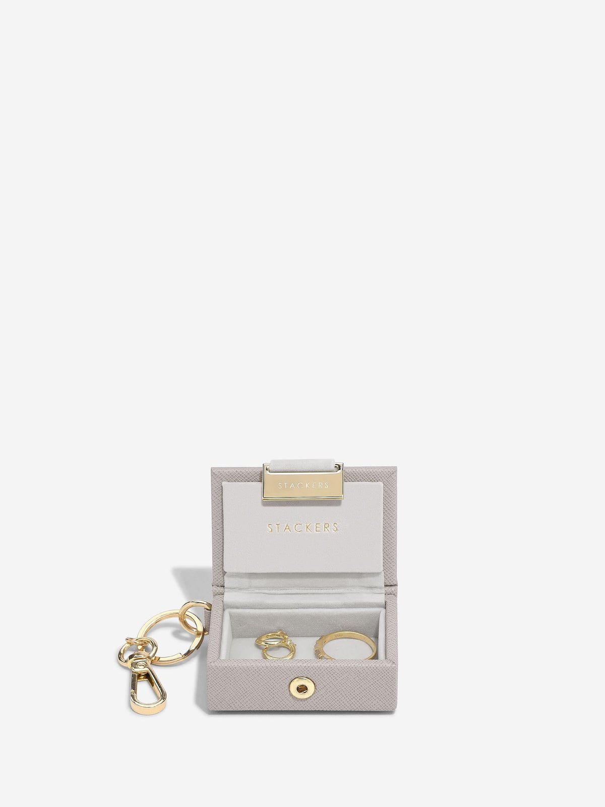 Stackers Juwelendoos Sleutelhanger Taupe - Mystackers
