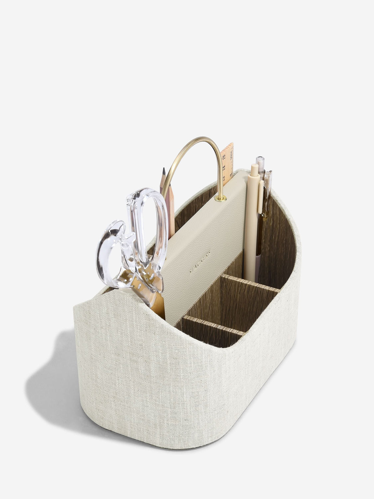 Stackers Draagbare Bureau Organizer Havermout & Linnen - Mystackers