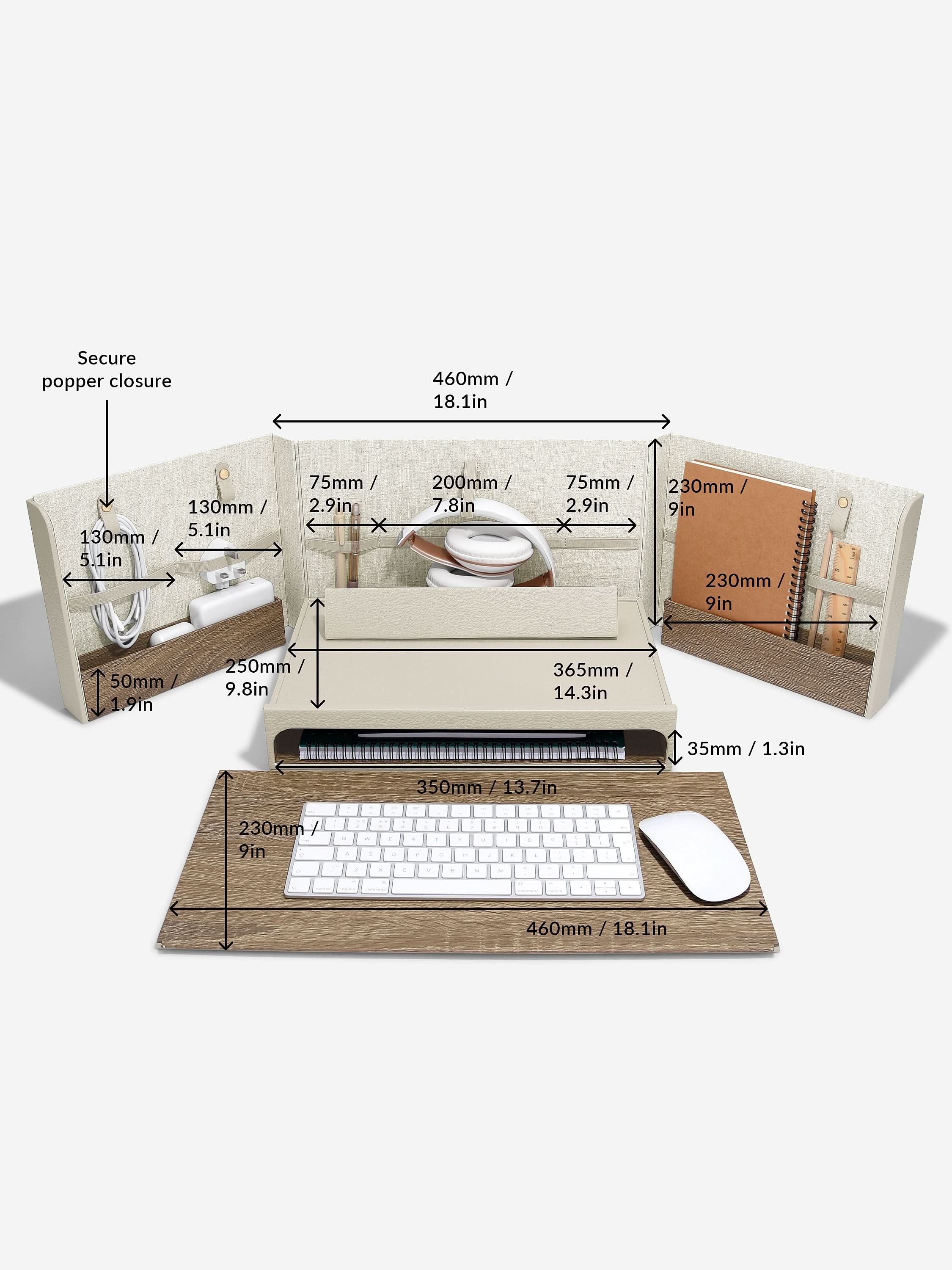 Stackers Home Office All-In-One Havermout & Linnen - Mystackers
