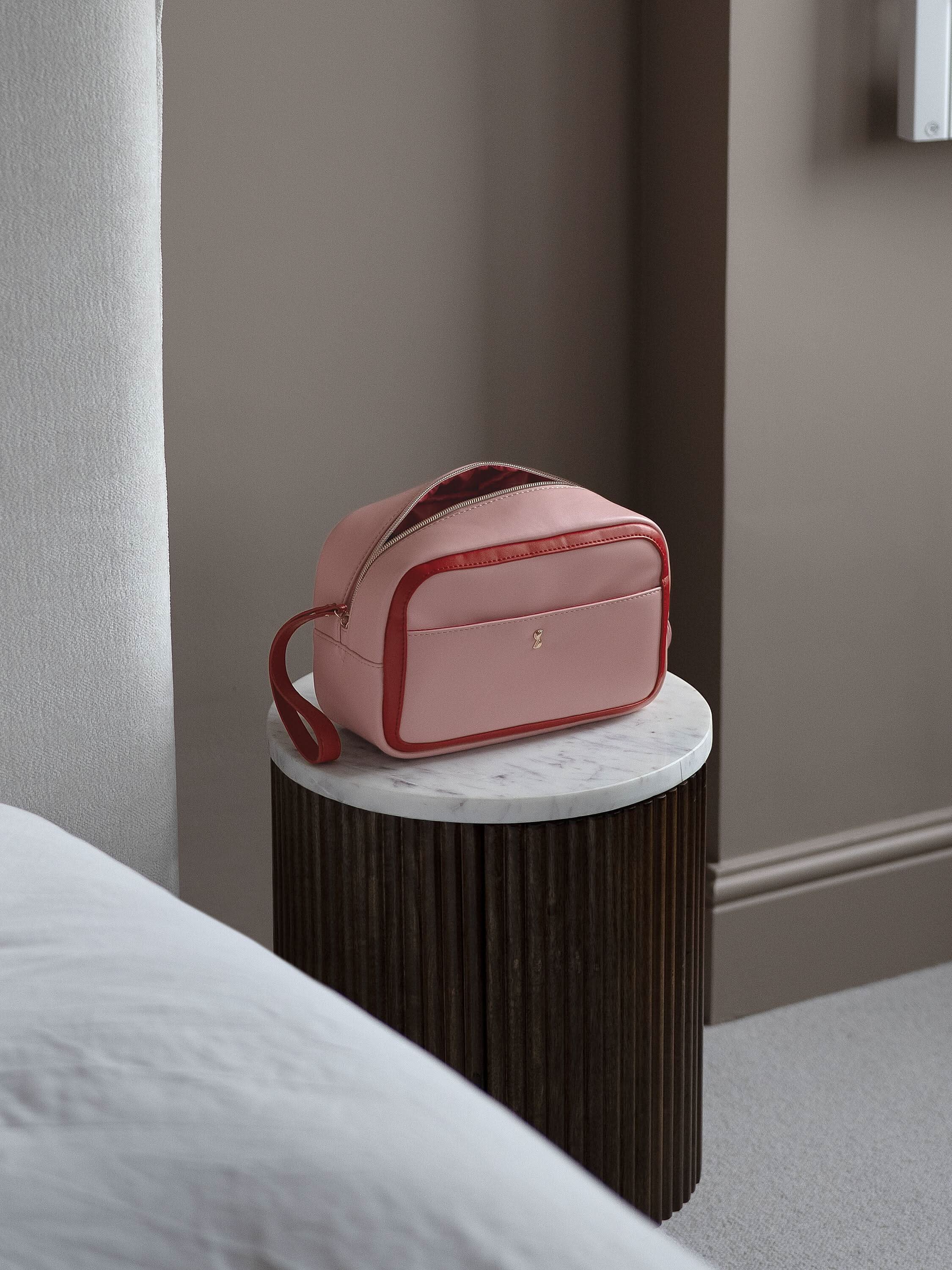 Stackers Toilettas met hartvormige sleutelhanger Roze - Mystackers