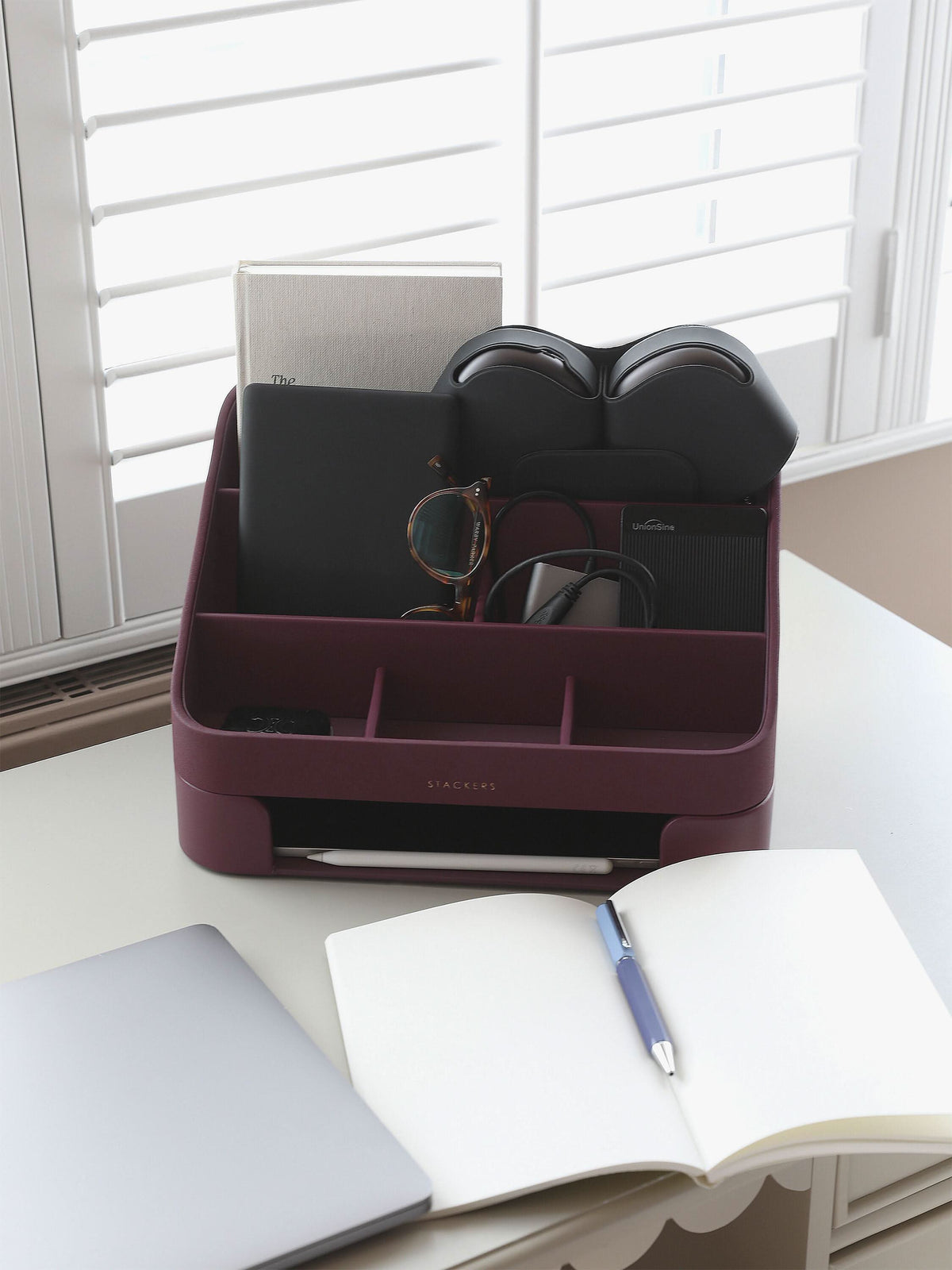 Stackers Bureau Organiser Set Granaatrood - Mystackers