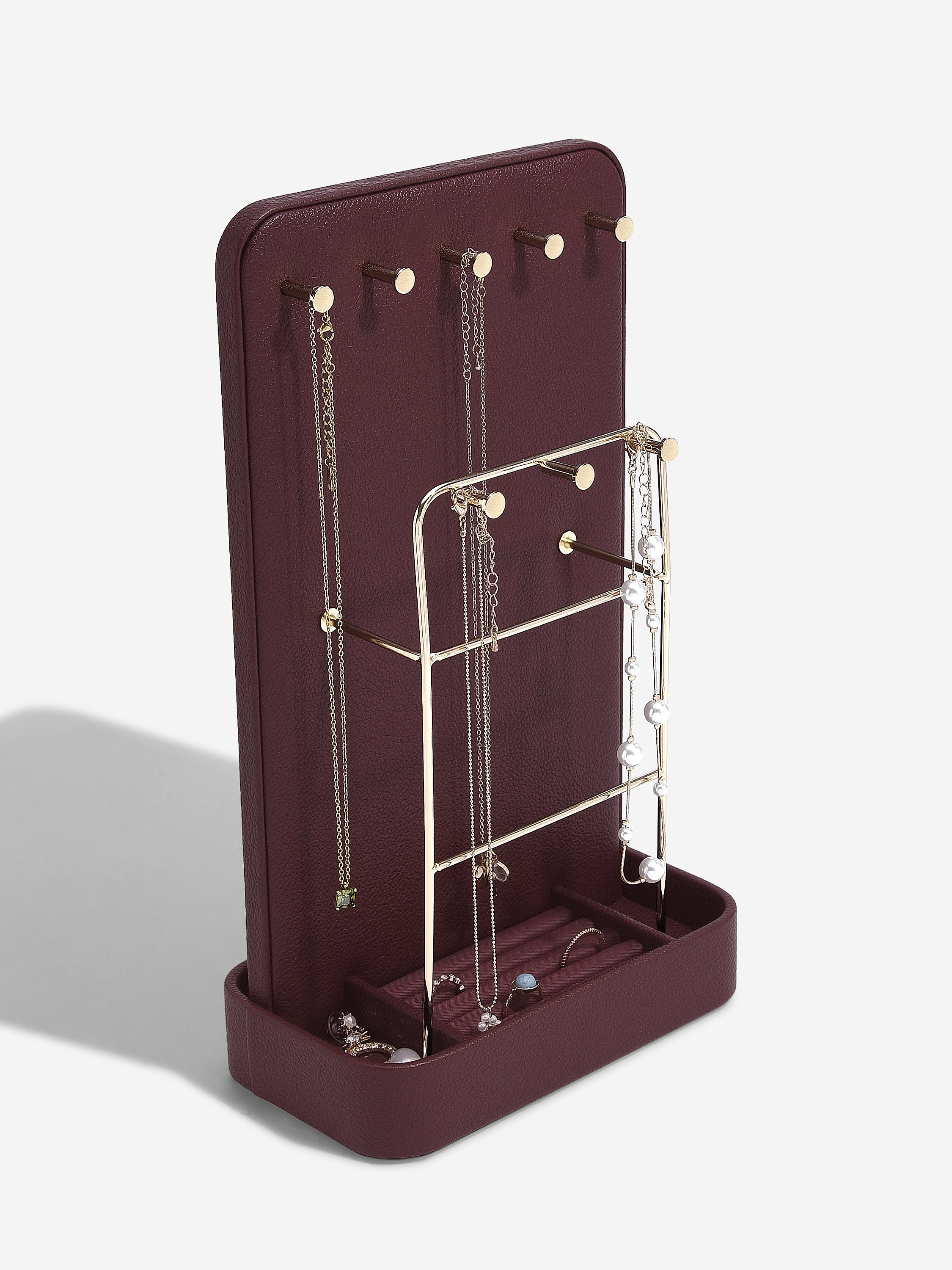 Stackers All-In-One Sieradenstandaard Bordeaux - Stackers.be