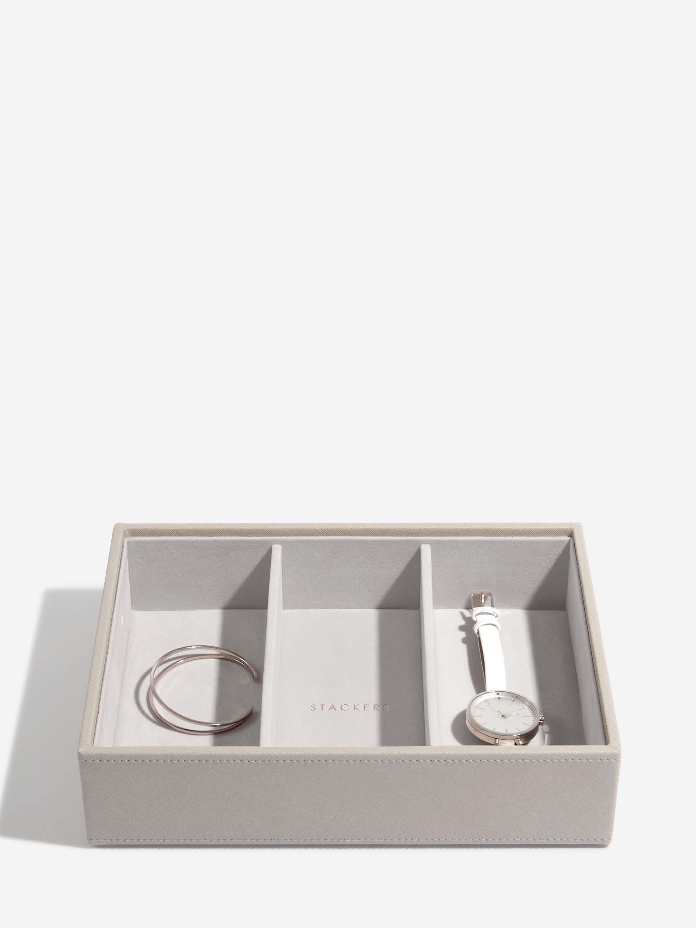 Stackers Klassieke Juwelendoos Set van 2 Taupe - Mystackers