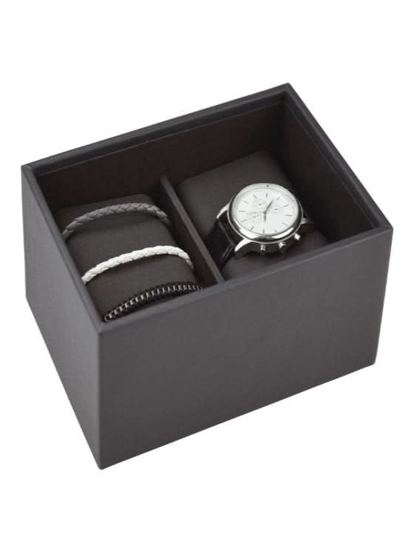 Stackers Mini Horlogelaag Zwart & Grijs - Mystackers