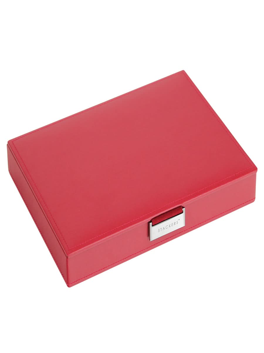 Stackers Deksel voor XL Juwelendoos Rood - Mystackers