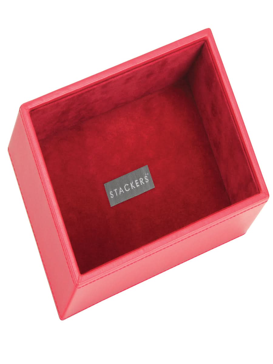 Stackers Mini Horloge & Accessoirelaag Rood - Mystackers